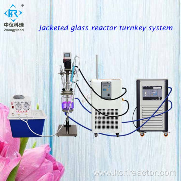 Glass Mixing Industrial Jacketed Glass Reactor